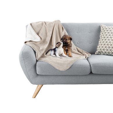 PetMaker Tan Waterproof Pet Throw Blanket