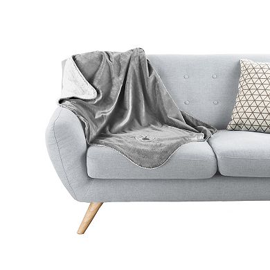 PetMaker Grey Waterproof Pet Throw Blanket