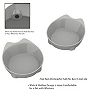 PetMaker Cat-Shaped Food & Water Dishes 2-Piece Set