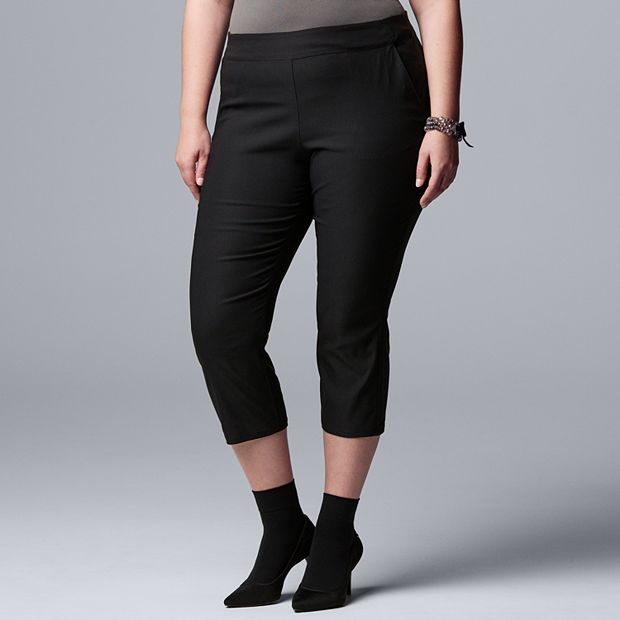 Vera wang plus size best sale capris