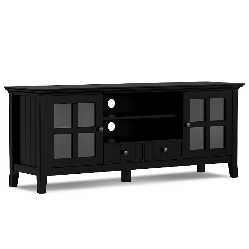 Simpli Home Acadian 60'' TV Media Stand, Black