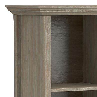 Simpli Home Solid Wood Transitional 8 Cube Storage Shelf