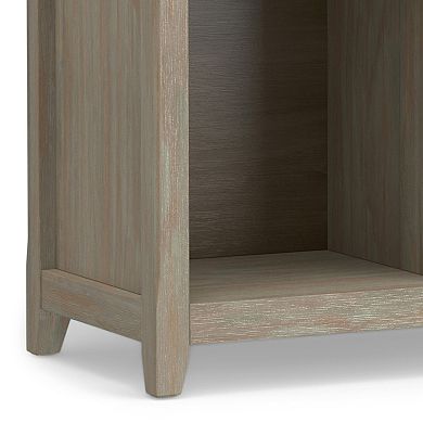 Simpli Home Solid Wood Transitional 8 Cube Storage Shelf
