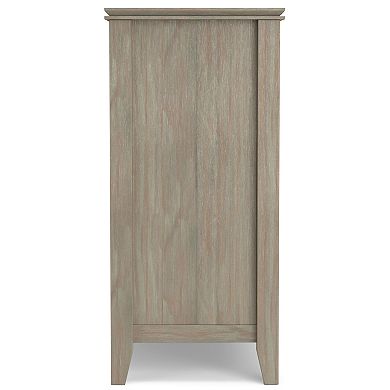 Simpli Home Solid Wood Contemporary Sideboard Buffet Credenza