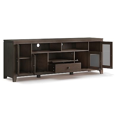 Simpli Home Cosmopolitan Contemporary 2 Drawer TV Media Stand