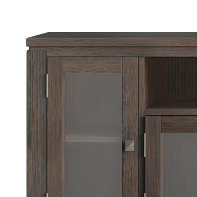Simpli Home Cosmopolitan Contemporary 2 Drawer TV Media Stand