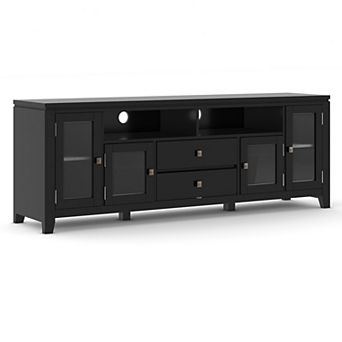 Simpli Home Cosmopolitan Contemporary 2 Drawer TV Media Stand