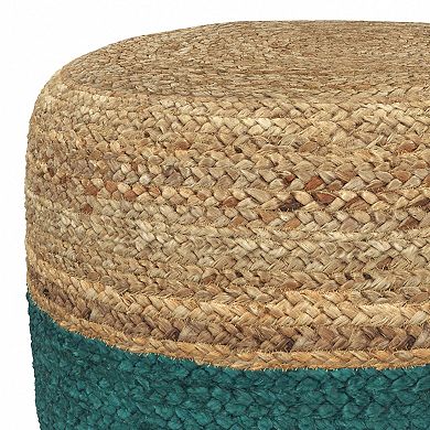 Simpli Home Lydia Round Pouf