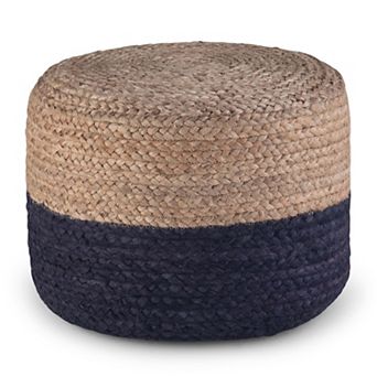 Simpli Home Lydia Round Pouf