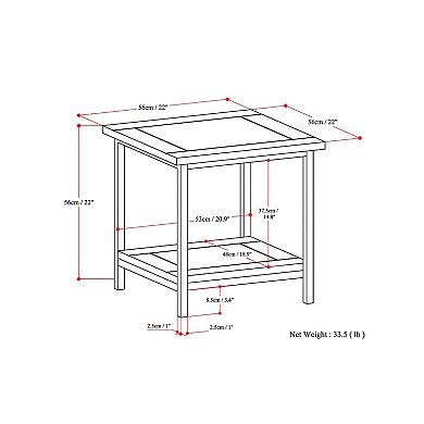 Simpli Home Skyler End Table