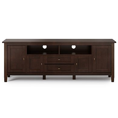 Simpli Home Warm Shaker 72-in. TV Media Stand