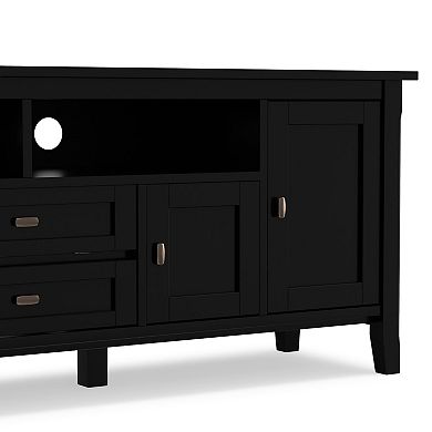 Simpli Home Warm Shaker 72-in. TV Media Stand