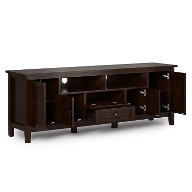 Simpli Home Warm Shaker 72-in. TV Media Stand