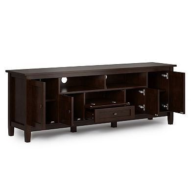 Simpli Home Warm Shaker 72'' TV Media Stand