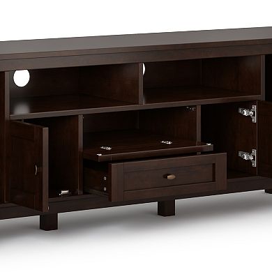 Simpli Home Warm Shaker 72-in. TV Media Stand