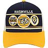 Men's American Needle Navy/Gold Nashville Predators Domino Adjustable Trucker Hat