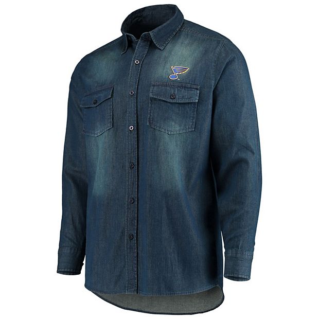 St. Louis Blues Button-Up Shirts, Blues Camp Shirt, Sweaters