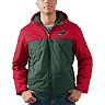 Men's G-III Sports by Carl Banks Green/Red Minnesota Wild Exploration Polyfill Hooded Parka