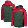 Men's G-III Sports by Carl Banks Green/Red Minnesota Wild Exploration Polyfill Hooded Parka