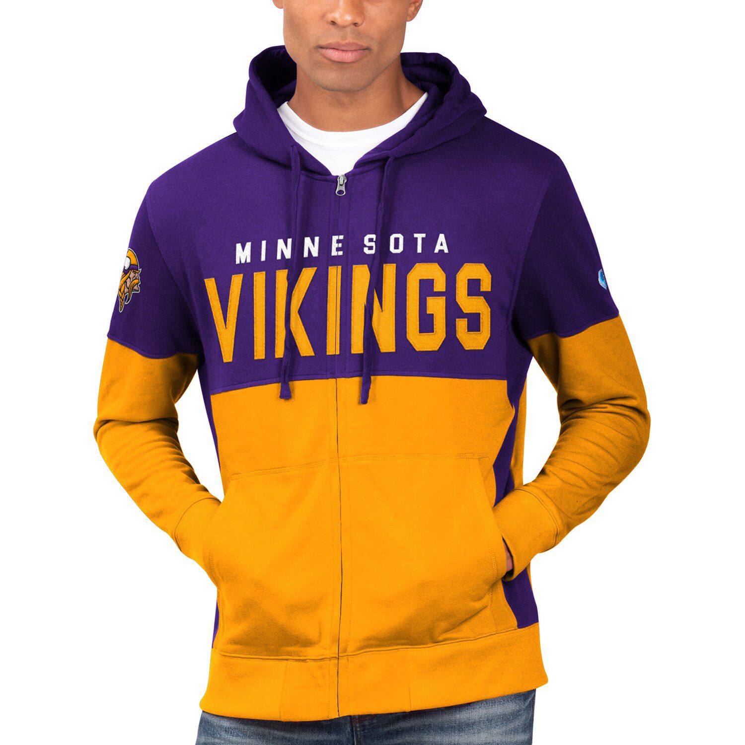 minnesota vikings zip hoodie