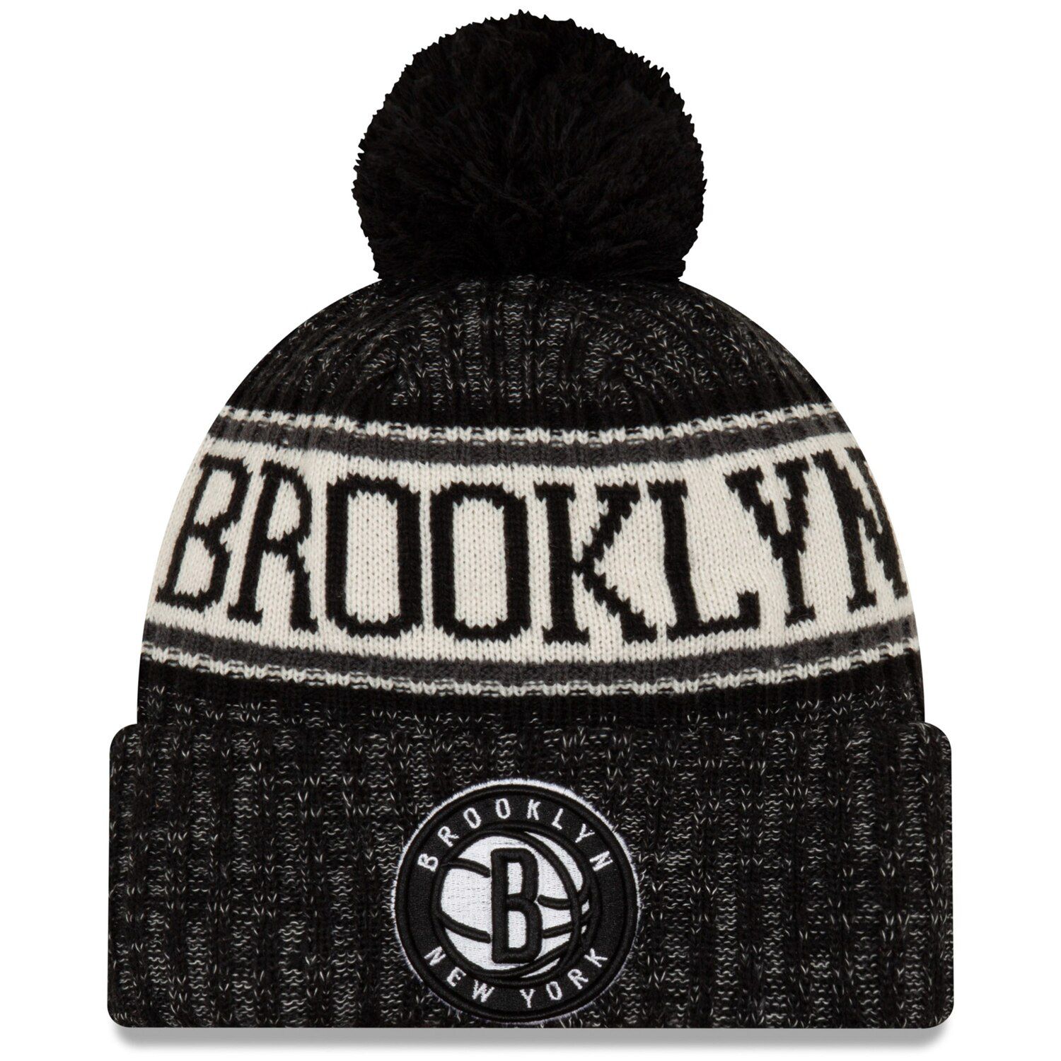 new era black cuff beanie knit