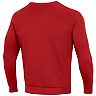 Men's Under Armour Red Maryland Terrapins Arched Fleece Raglan Sweatshirt