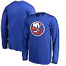 Men's Fanatics Branded Royal New York Islanders Primary Logo Long Sleeve T-Shirt