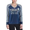 Women's adidas Blue Toronto Maple Leafs Contrast Long Sleeve T-Shirt
