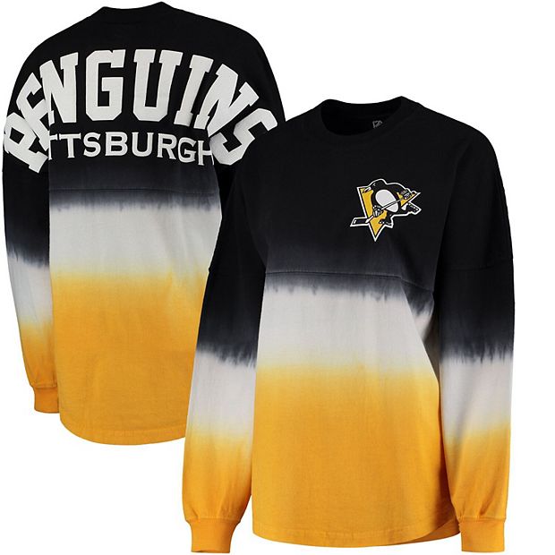 Women's Fanatics Branded Gold Pittsburgh Penguins Jersey Long Sleeve T-Shirt