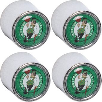 Boston Celtics 4-Pack Valve Stem Covers Set