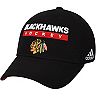 Men's adidas Black Chicago Blackhawks Foxtrot Flex Hat