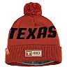 Men's New Era Orange Texas Longhorns On Field Sport Road Knit Hat