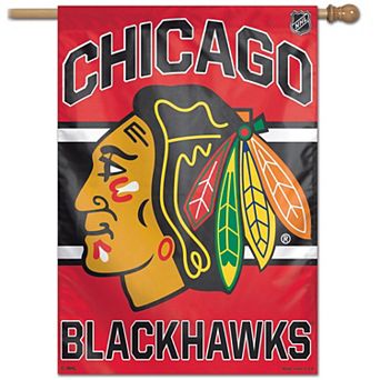 WinCraft Chicago Blackhawks 28" x 40" Wordmark Single-Sided Vertical Banner