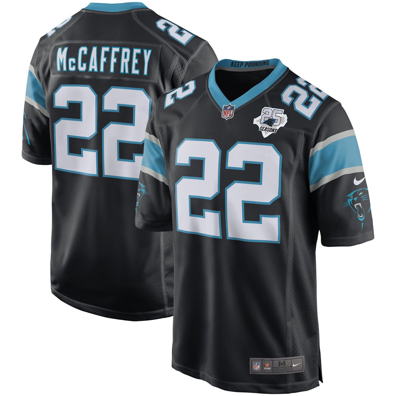 carolina panthers 25th anniversary jersey