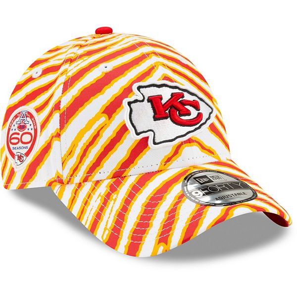 Zubaz Kansas City Chiefs '47 Zebra Trucker Cap, Red