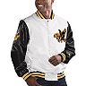 Men's Starter White/Black Iowa Hawkeyes The Legend Full-Snap Jacket