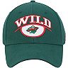 Men's adidas Green Minnesota Wild Coaches Team Color Arched Mascot Flex Hat