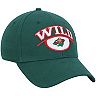 Men's adidas Green Minnesota Wild Coaches Team Color Arched Mascot Flex Hat