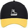 Men's adidas Black/Gold Pittsburgh Penguins Coaches Two-Tone Skate Slouch Adjustable Hat