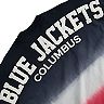 Women's Fanatics Branded Navy/Red Columbus Blue Jackets Ombre Spirit Jersey Long Sleeve Oversized T-Shirt