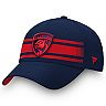 Men's Fanatics Branded Navy/Red Florida Panthers Iconic Stripe Speed Flex Hat