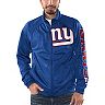 Men's G-III Sports by Carl Banks Royal New York Giants Synergy Track Full-Zip Jacket