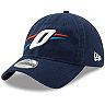 Men's New Era Navy Oklahoma City Thunder Team Logo Back Half Series 9TWENTY Adjustable Hat