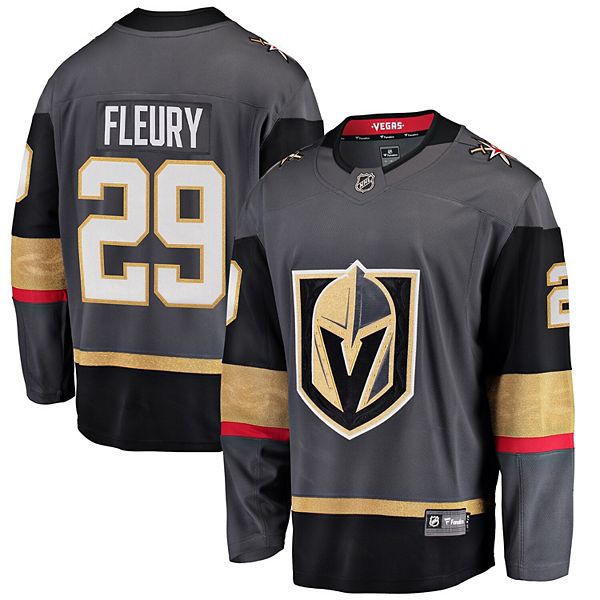 Marc-Andre Fleury Vegas Golden Knights Fanatics Authentic Autographed Black  adidas Authentic Jersey with Inaugural Season