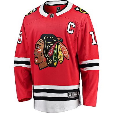 Youth Fanatics Branded Jonathan Toews Red Chicago Blackhawks Home Breakaway Player Jersey