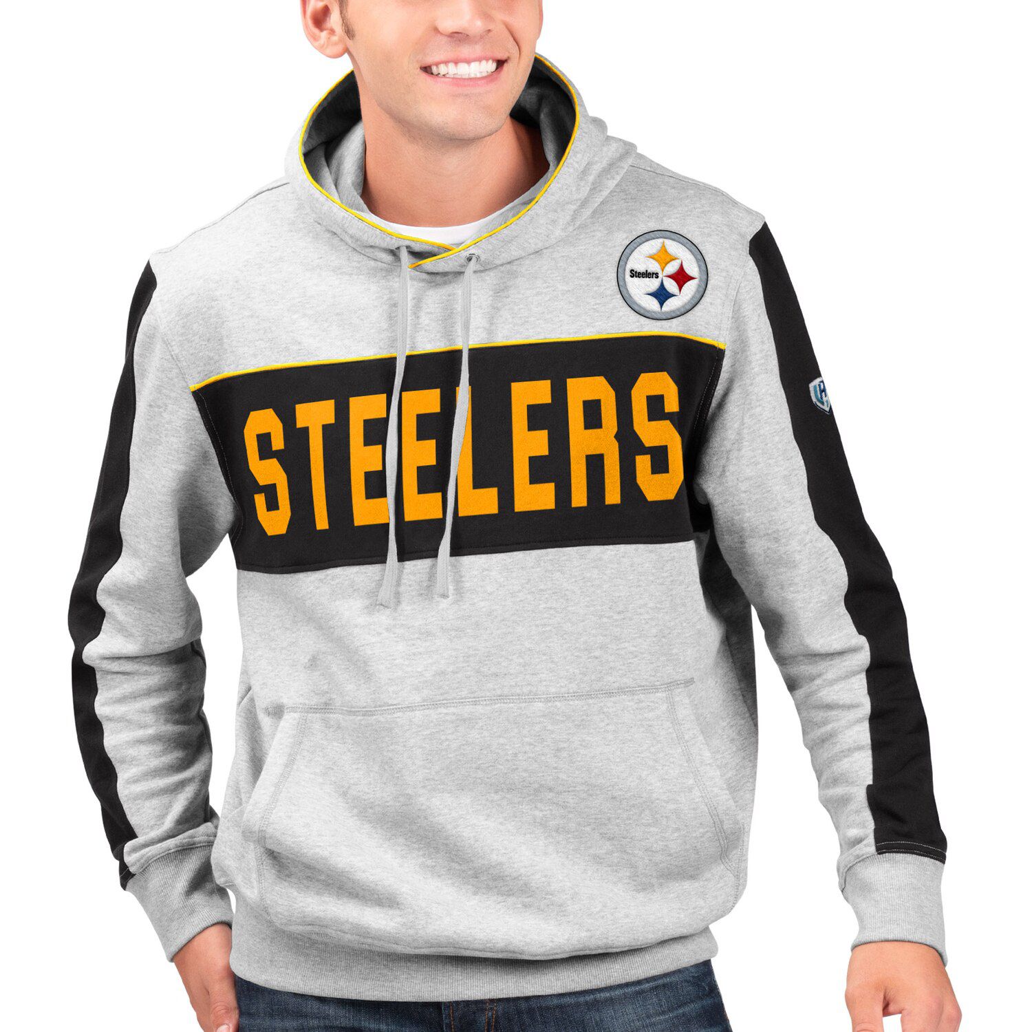 gray steelers sweatshirt