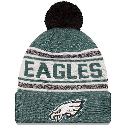 Youth New Era Midnight Green Philadelphia Eagles Toasty Cover Pom ...