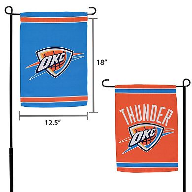 WinCraft Oklahoma City Thunder 12" x 18" Double-Sided Garden Flag
