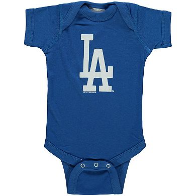 Newborn & Infant Soft as a Grape Royal/Gray Los Angeles Dodgers 2-Piece Body Suit