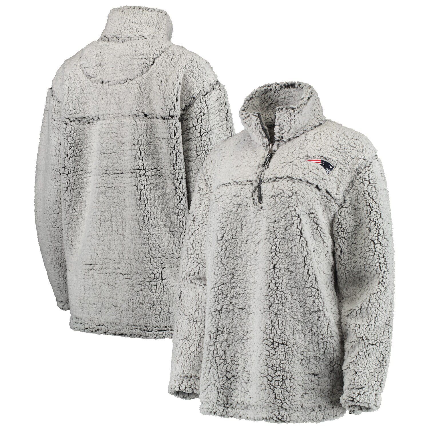 half zip pullover sherpa